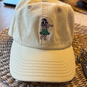 Light yellow Vineyard vines Hola girl Hat